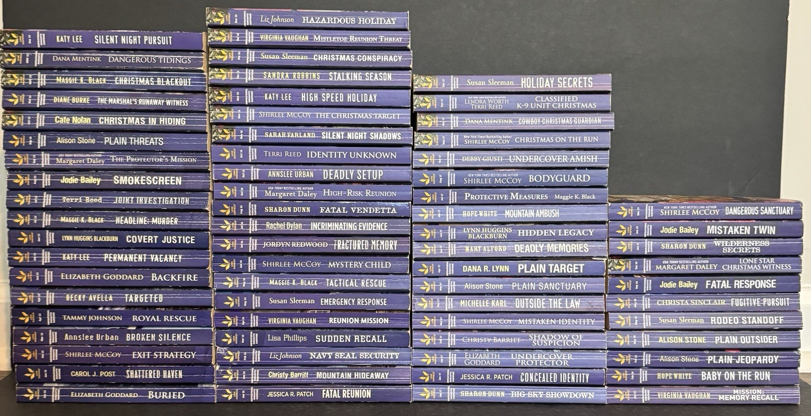 152 Love Inspired Suspense 2010-2019- All books pictured