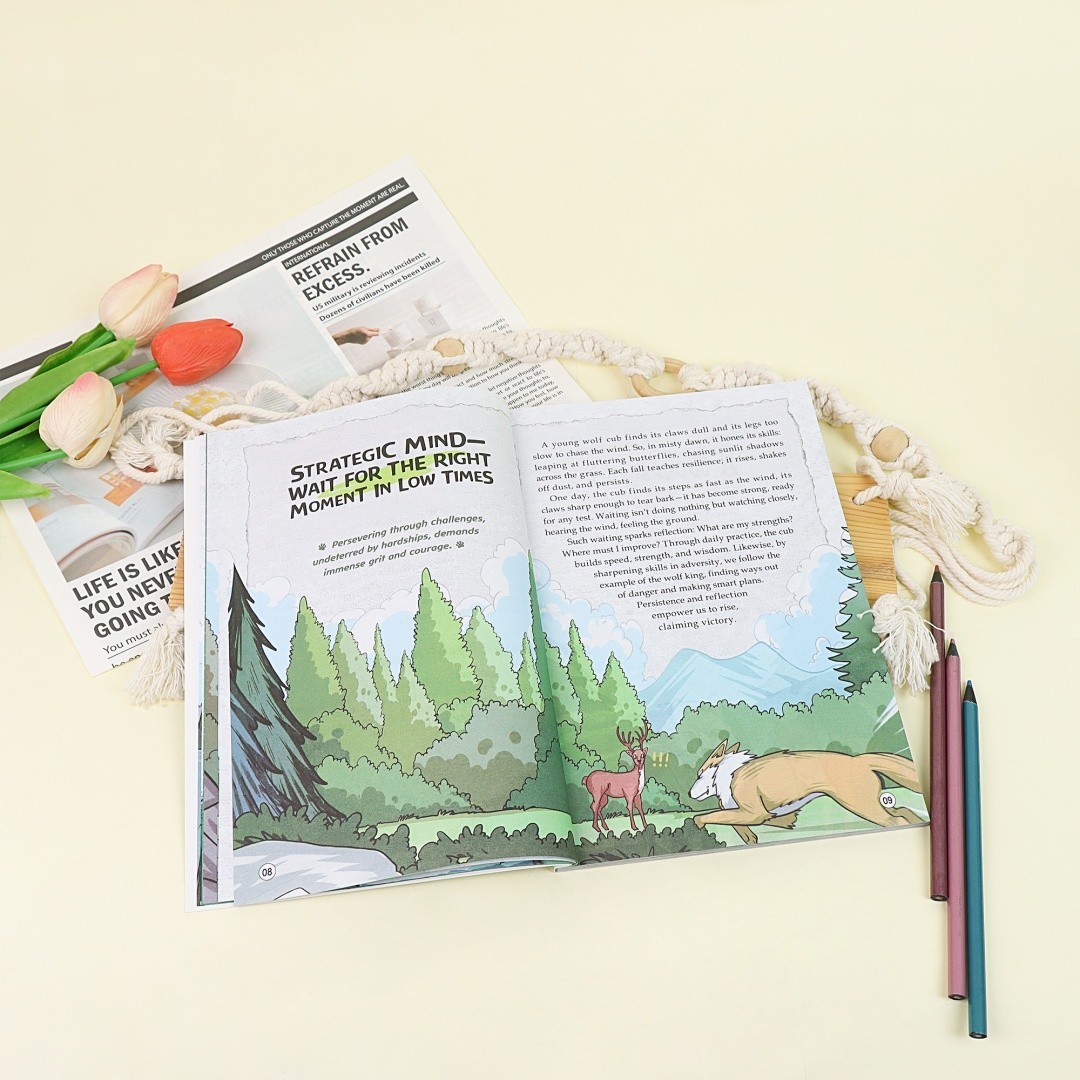 The Wolf Code Cultivate Wolf Spirit Growth Mindset Children’s Book English