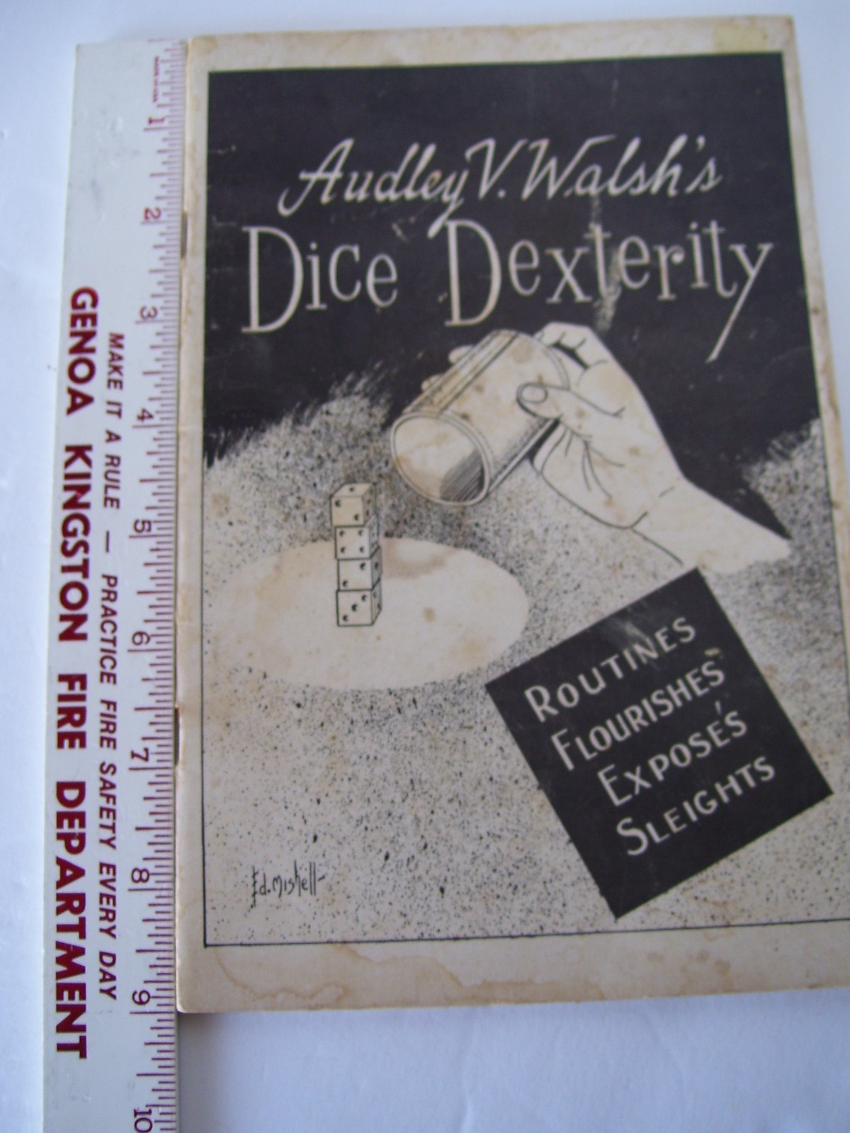 Audley V. Walsh Dice Dexterity 1953 9 x 6 inches 32 pages Free Shipping