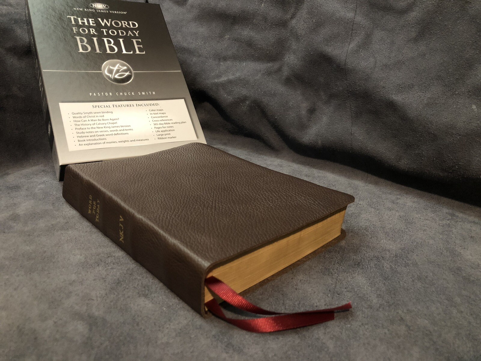 The word for today Bible Chuck Smith Calvary Chapel Genuine Cowhide Leather