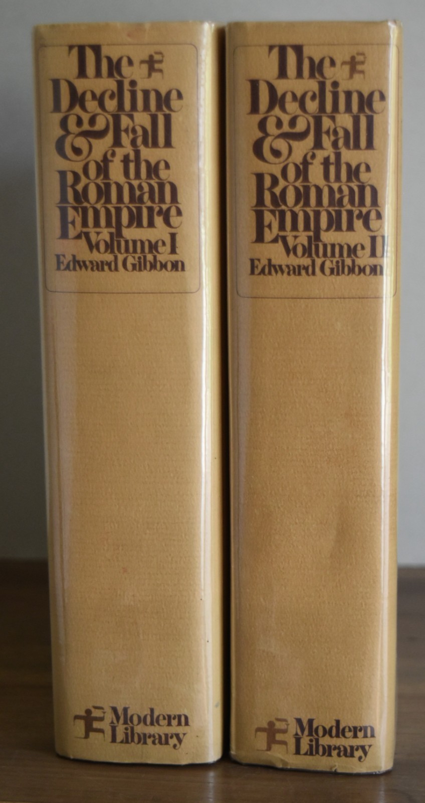 The Decline & Fall of the Roman Empire V I&II by Edward Gibbon, Modern. Lib, VGC