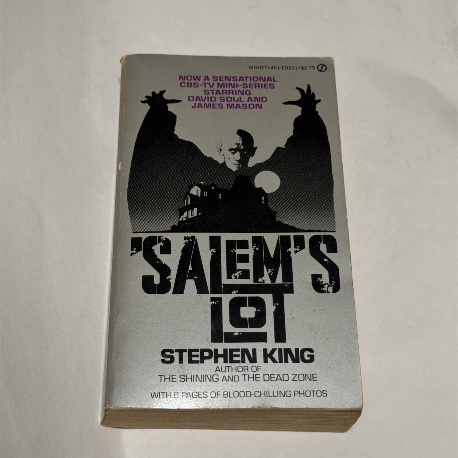 Salem’s Lot Stephen King 1976 First Signet Printing Paperback with B&W Pictures