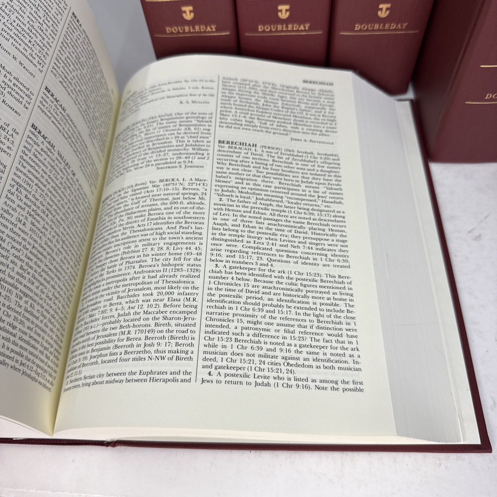 Anchor Bible Dictionary 6 Vol Set First Edition 1992 Doubleday Freedman VGC++