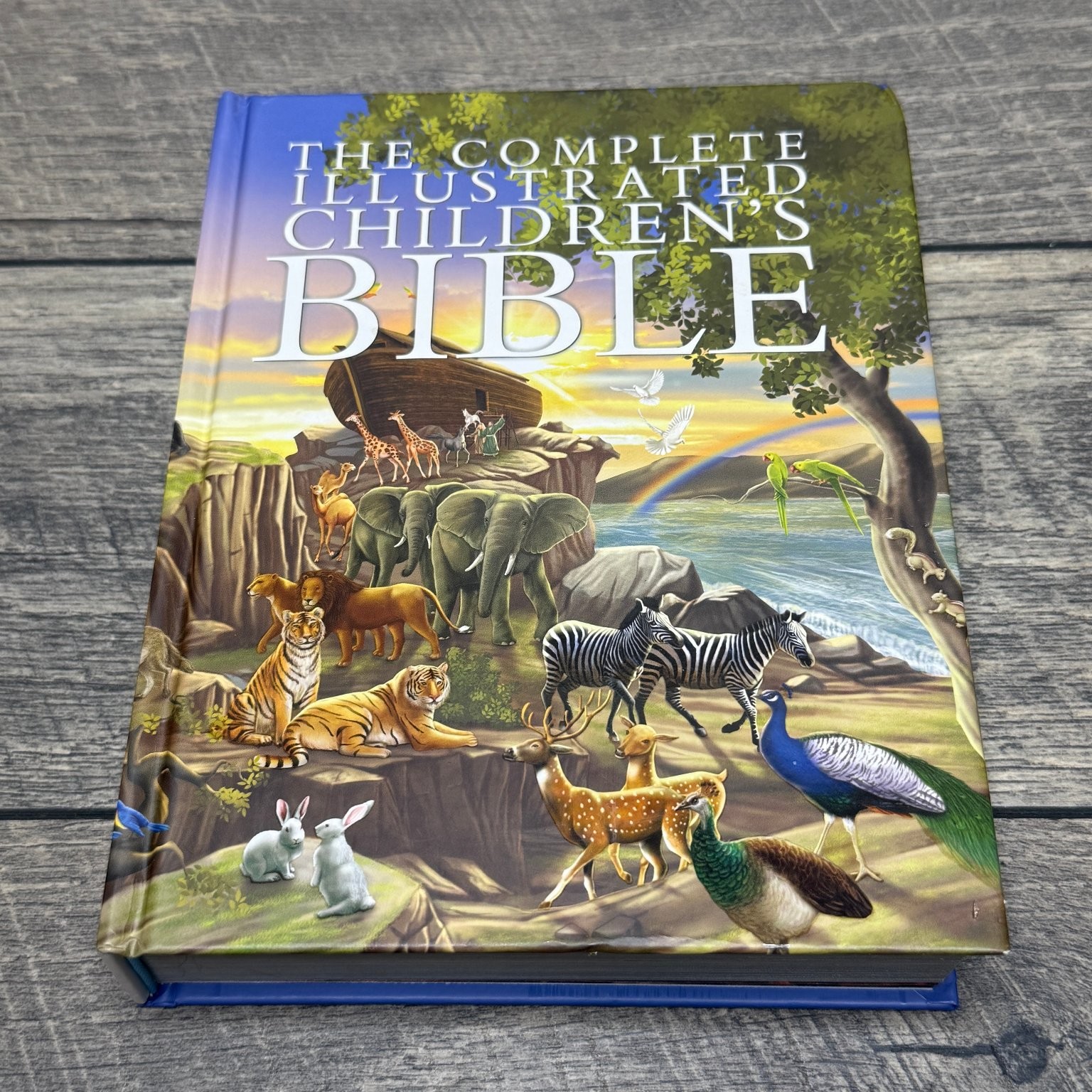 Complete Illustrated Children’s Bible Martin Manser 2014 Hardcover Harvest House