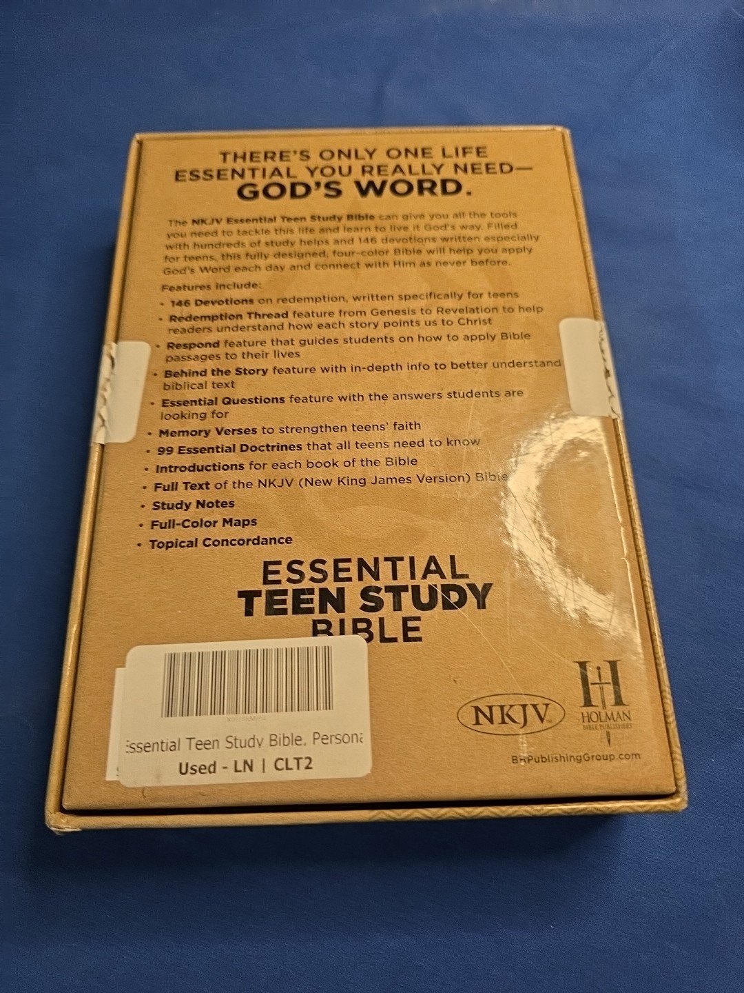 HCSB Essential Teen Study Bible, Personal Size with Make-It-Your-Own Cover by…