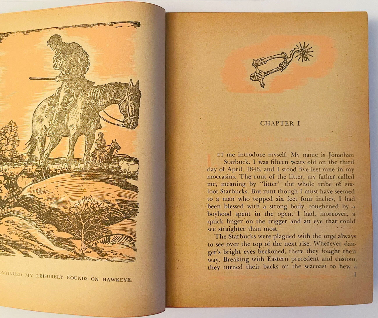 WAGONS WESTWARD ARMSTRONG SPERRY 1948 1ST ED MEXICAN AMER WAR WESTERN PULP PB