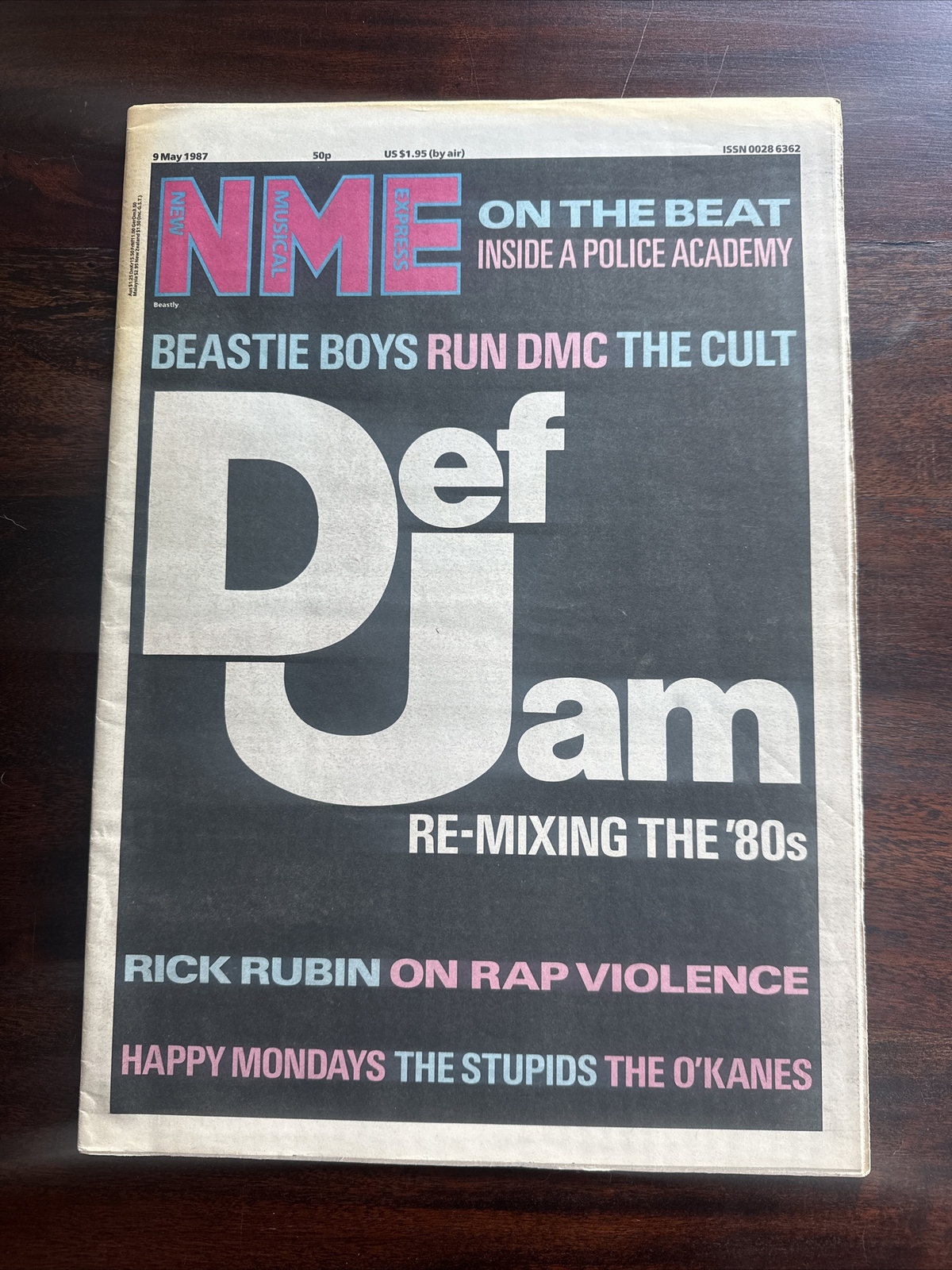 NME Def Jam Cover May 1987 Rick Rubin Beastie Boys LL Cool J New Musical Express