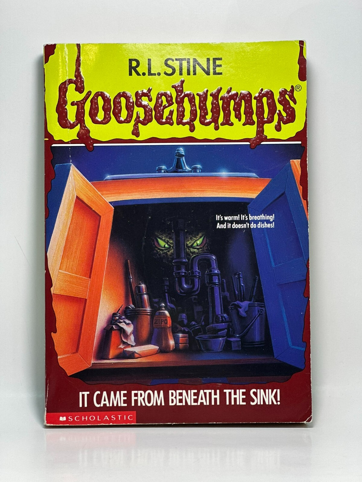 8th Print #30 It Came From Beneath the Sink Goosebumps Book RL Stine YA Horror