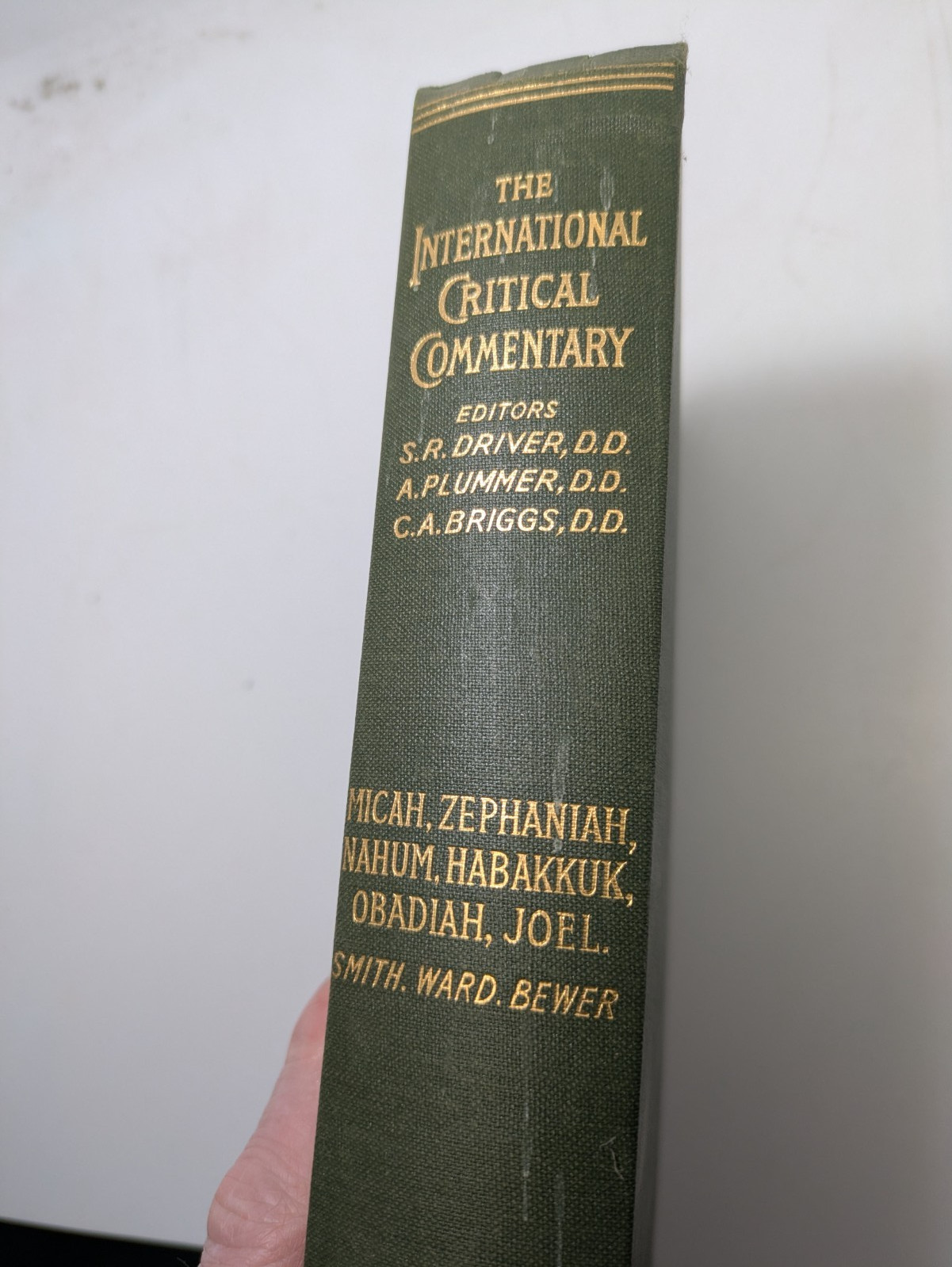 ICC International Critical Commentary Minor Prophets 1965 Nice