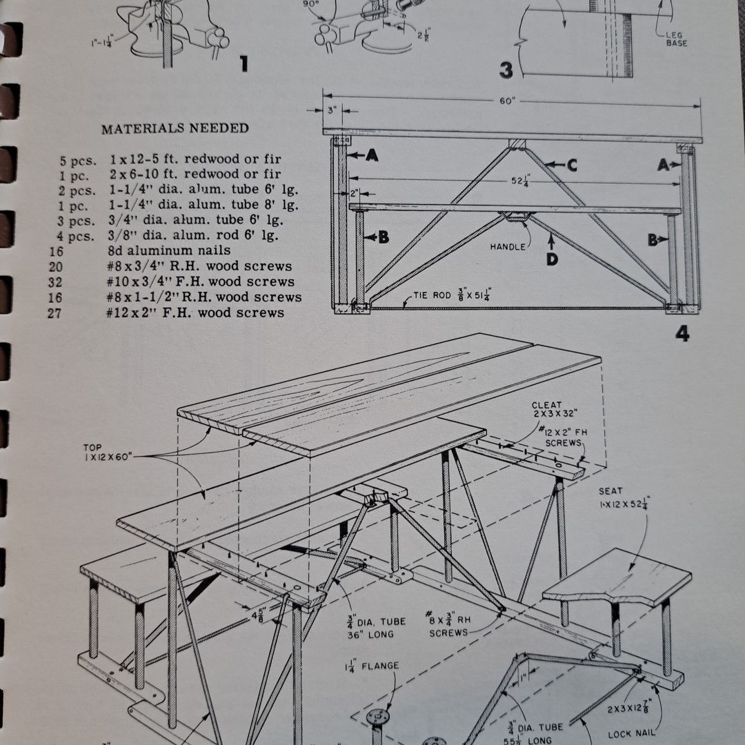 Craftsman VTG Sears MCM Radial Arm Tools Guide Woodworking Projects Illustrated