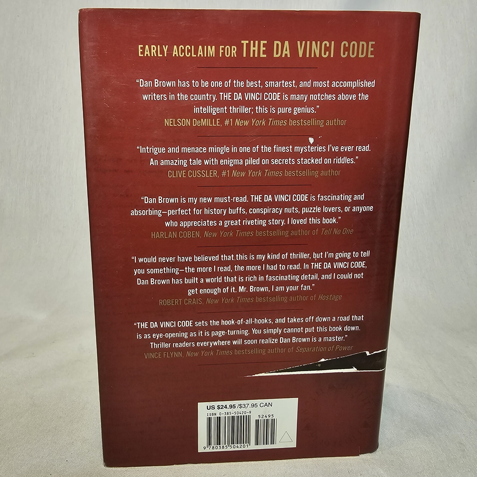 Robert Langdon Ser.: The Da Vinci Code : A Novel by Dan Brown (2003, Hardcover)