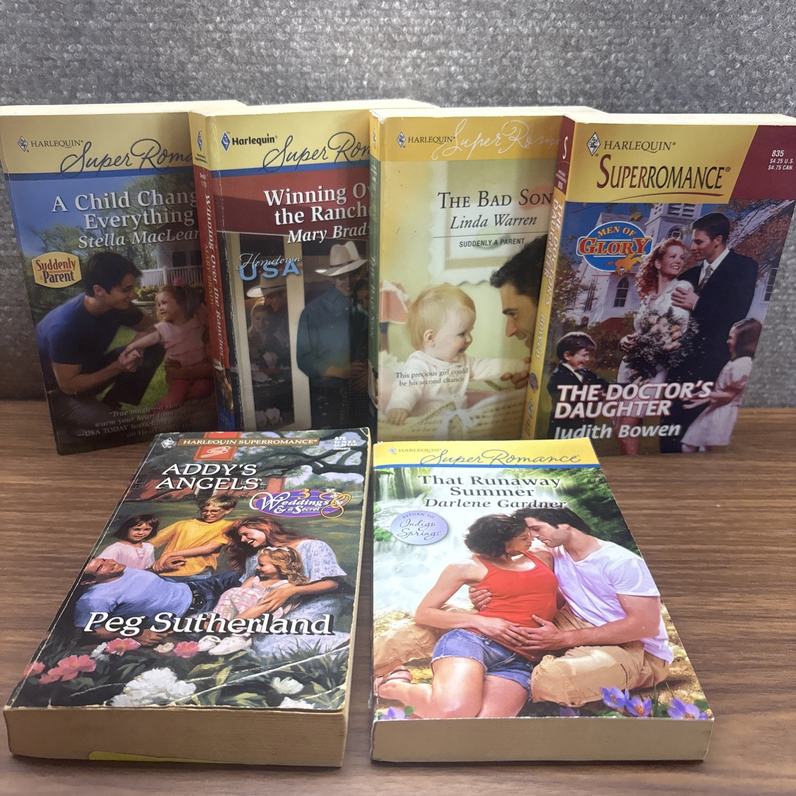 Harlequin Super Romance Paperback Bundle Lot Of 6 Mixed Authors Romance Family