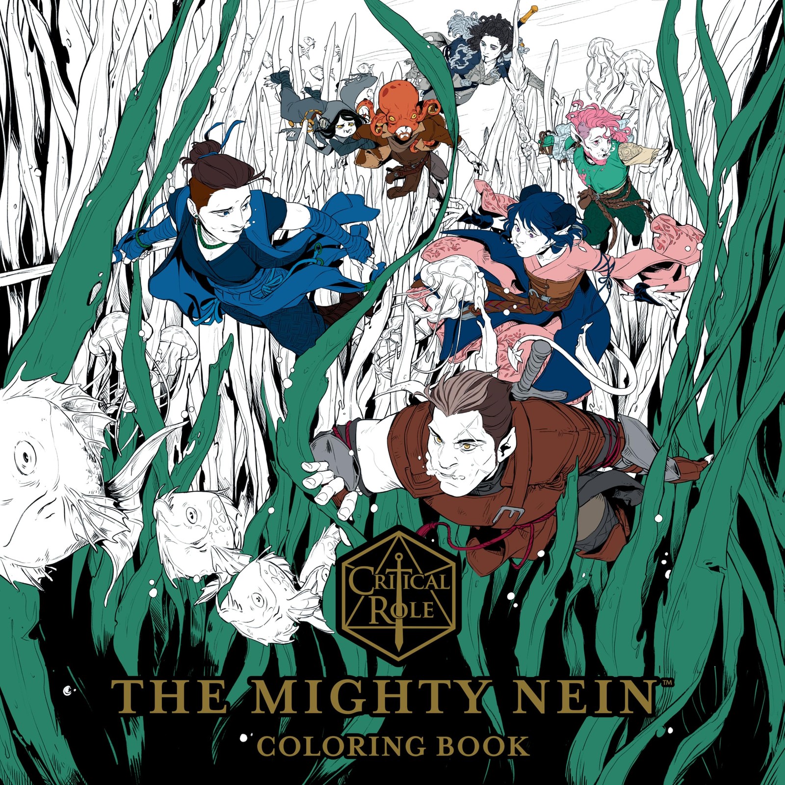 Critical Role: The Mighty Nein Coloring Book, , Good Book