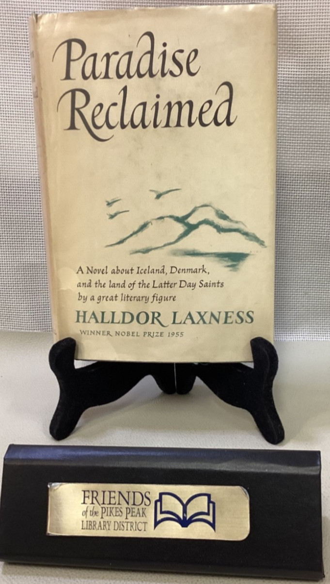 Halldor Laxness PARADISE RECLAIMED HC 1962~1st US Edition 1st Printing HC~Ex-Lib