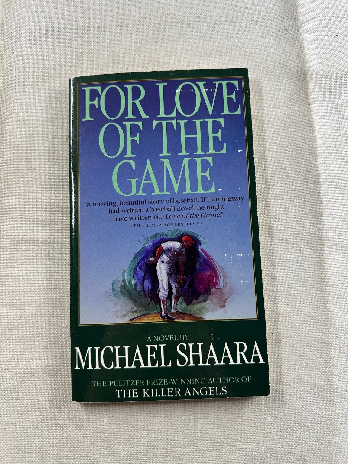 For Love of the Game Michael Shaara 1991 First Edition Baseball Novel Carroll &