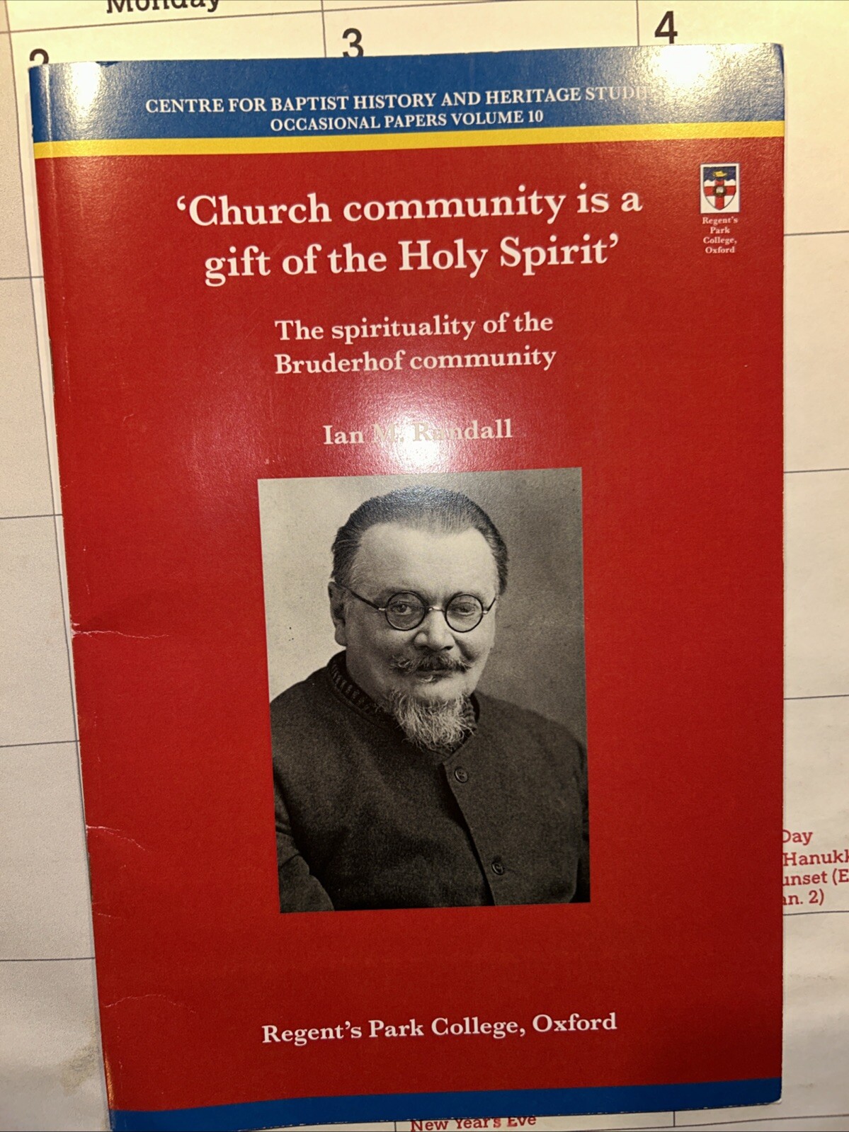 Church Community is a gift of the Holy Spirit – Ian M. Randall – 2014 – 53 pages