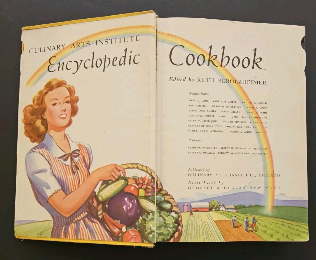The Culinary Arts Institute Encyclopedia Vintage Cookbook 1950s