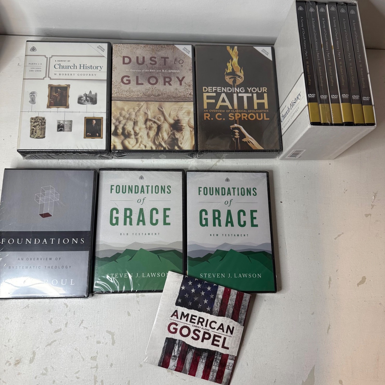 NEW SEALED Ligonier Ministries DVD Set LOT Steven J Lawson R. C. Sproul