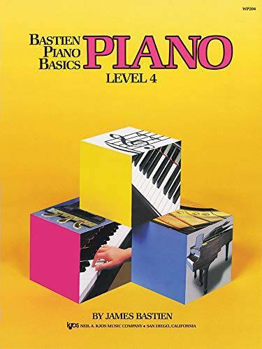 Piano : Level Four (Bastien Piano Basics Wp204) – Paperback – VERY GOOD