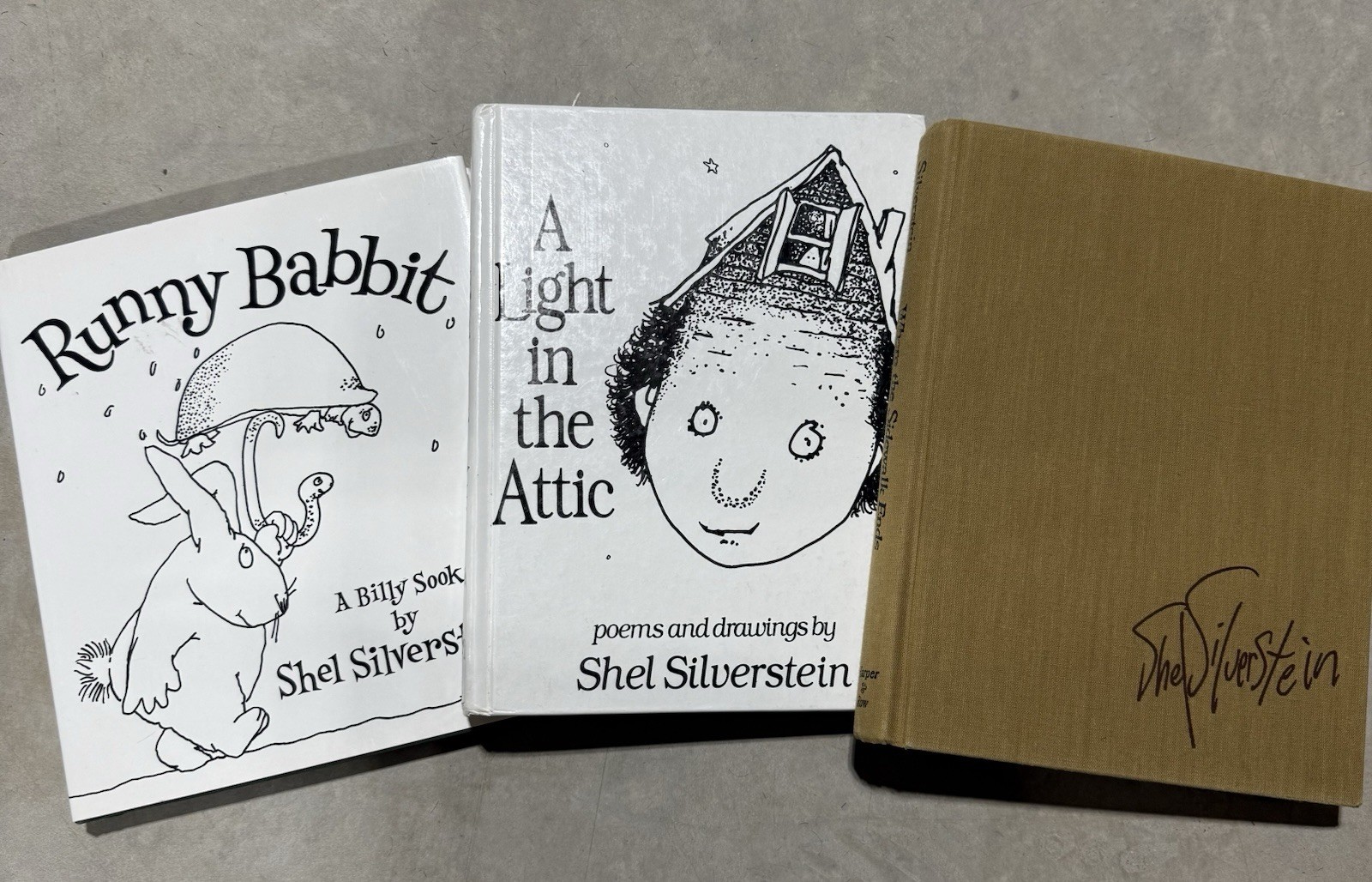 Shel Silverstein 3 Book Bundle (See Titles In Picture)