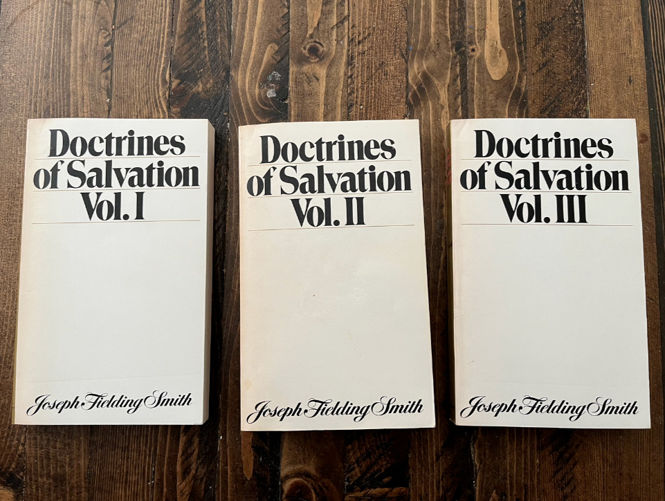 Joseph Fielding Smith Doctrines of Salvation 3 Vols Bruce McConkie Mormon LDS PB