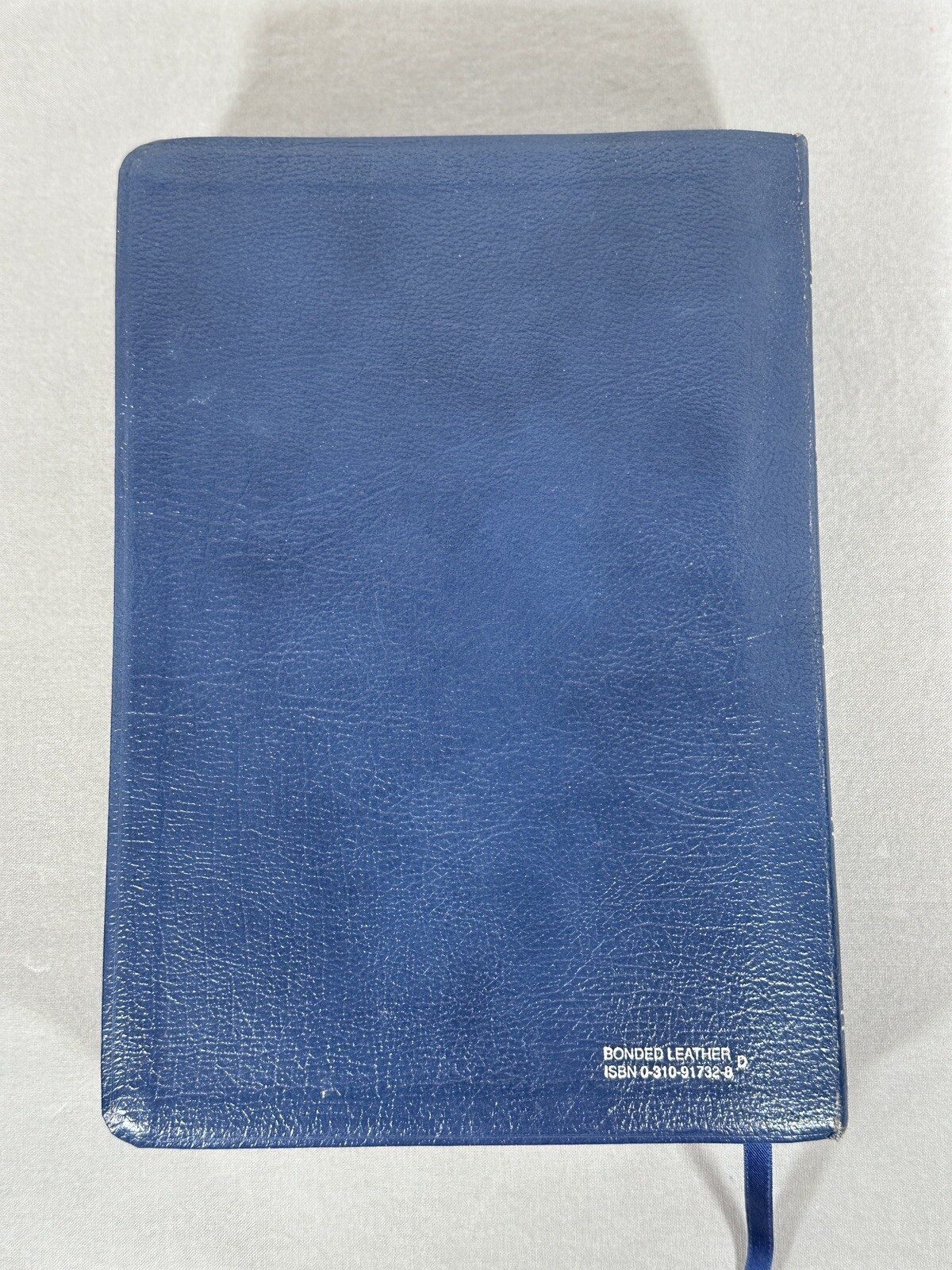 NIV 1991 Life Application Study Bible Blue Bonded Leather Cover w/Zippered Case
