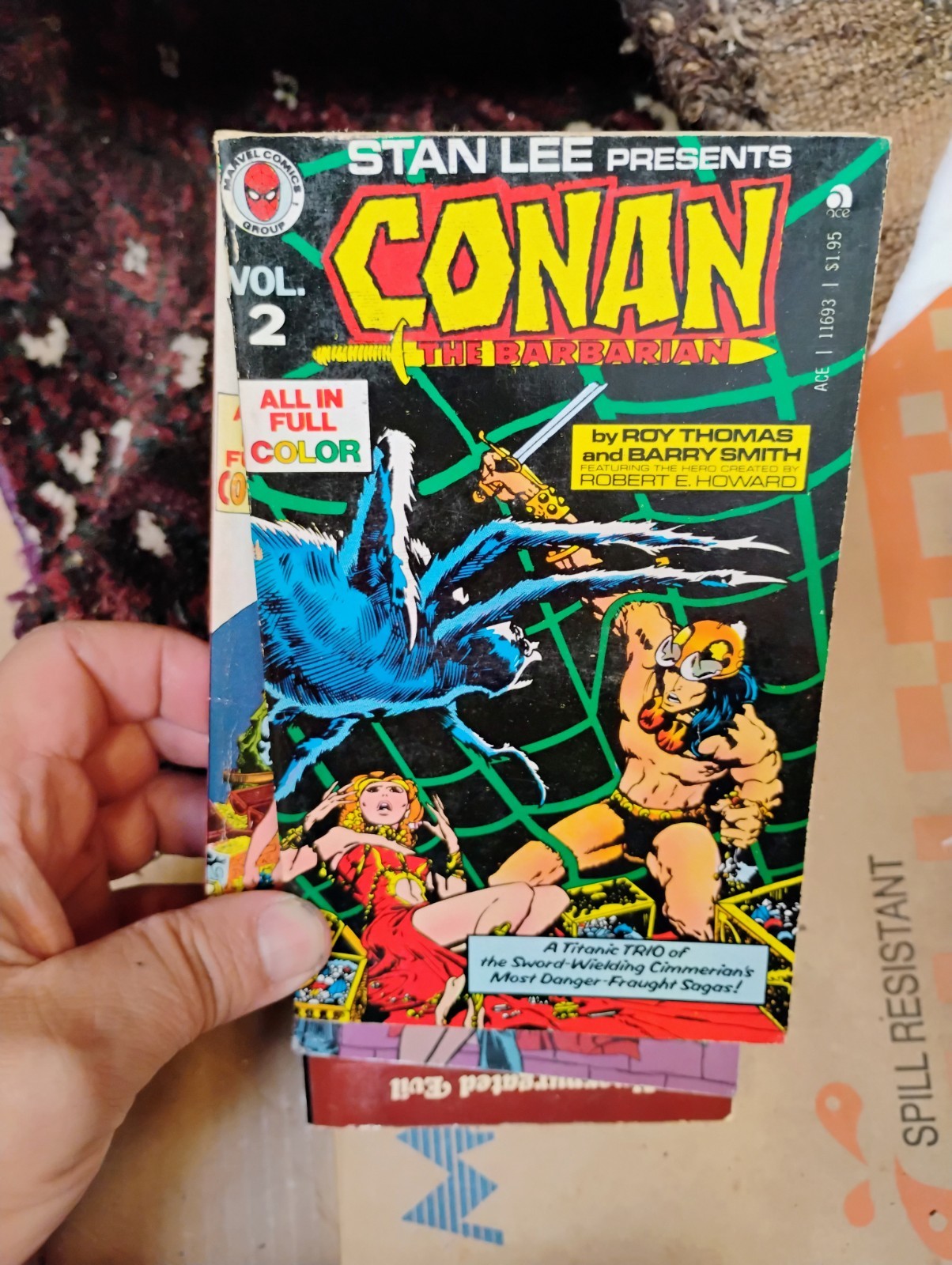 Stan Lee presents CONAN THE BARBARIAN VOL 1, 2 & 3 By Roy Thomas & Barry Smith