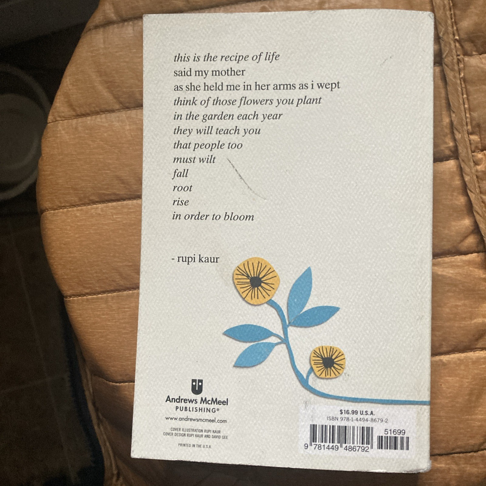Sun and Her Flowers by Rupi Kaur (2017, Trade Paperback)