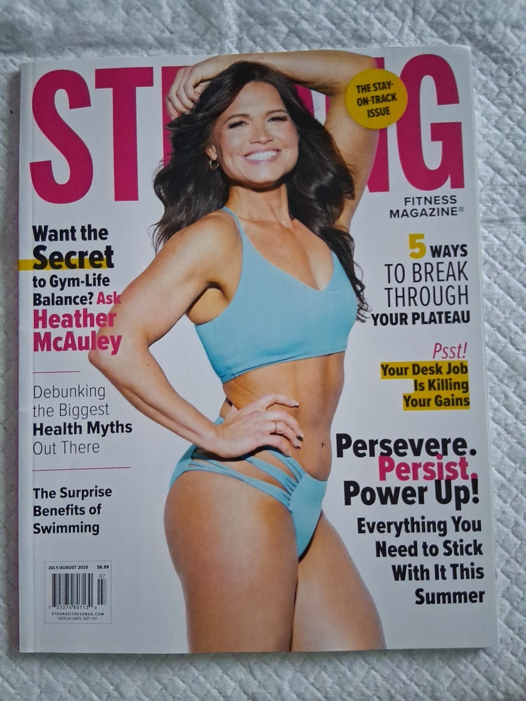Strong Magazine July August 2025 Heather McAuley Cover Fitness And More