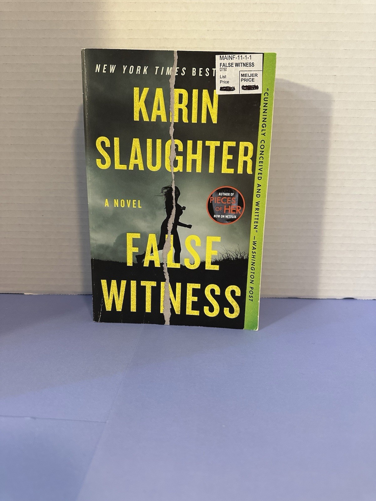 False Witness Karin Slaughter 2022 First William Morrow Paperback Thriller