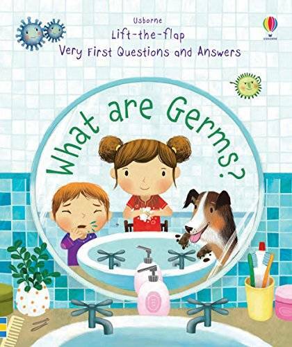 What are Germs? (Very First lift-the-flap) – Board book By Usborne – GOOD