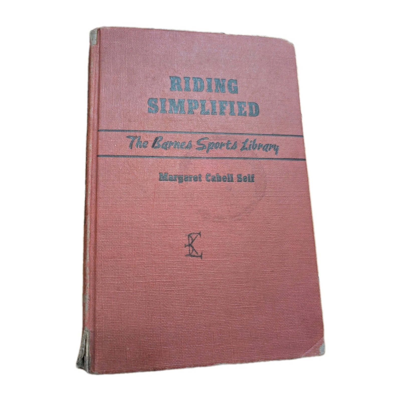 Riding Simplified Margaret Cabell Self 1948 Vintage Horse Equestrian Book Barnes