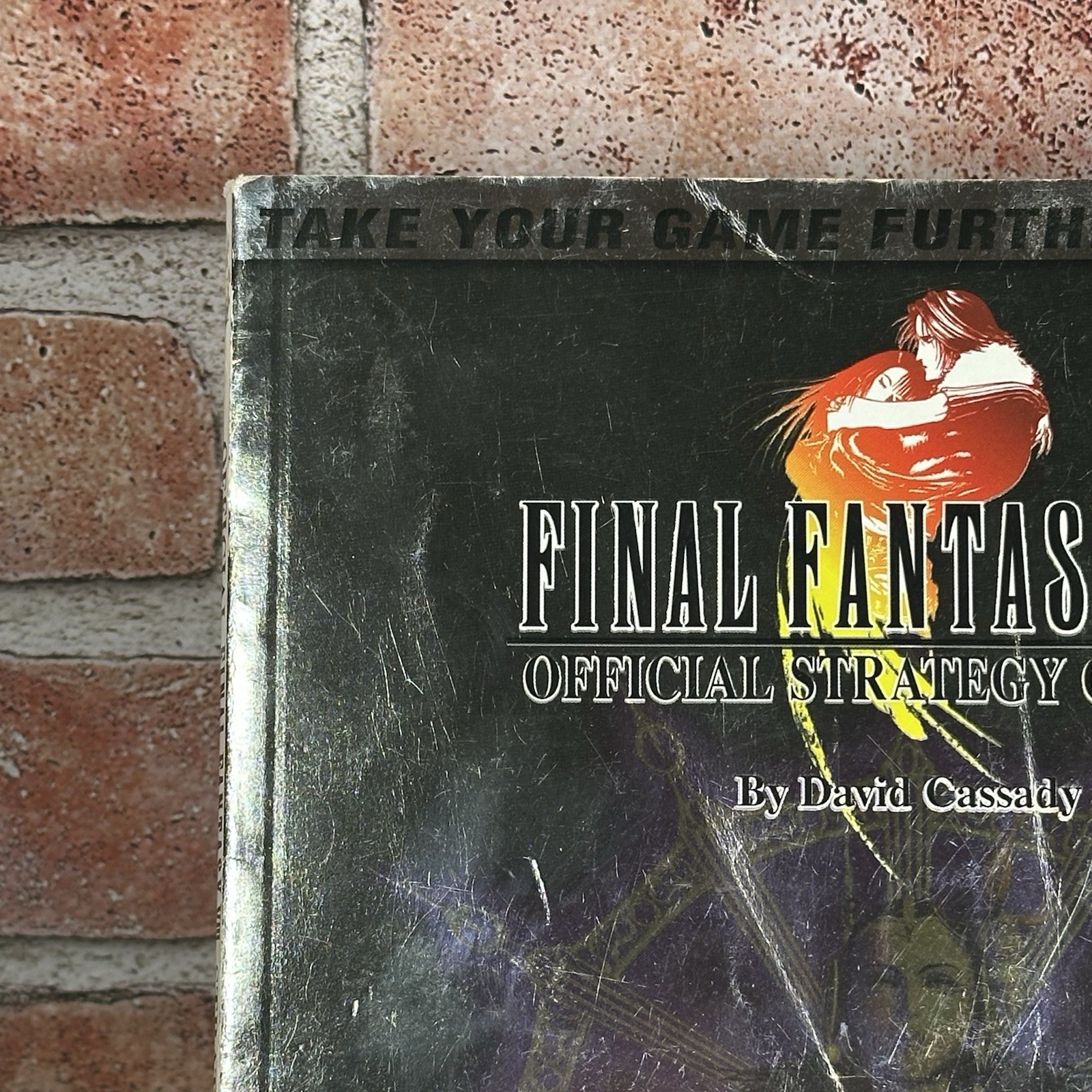 Final Fantasy VIII 8 Official Strategy Guide Book w/ Poster EB Games Foil Cover