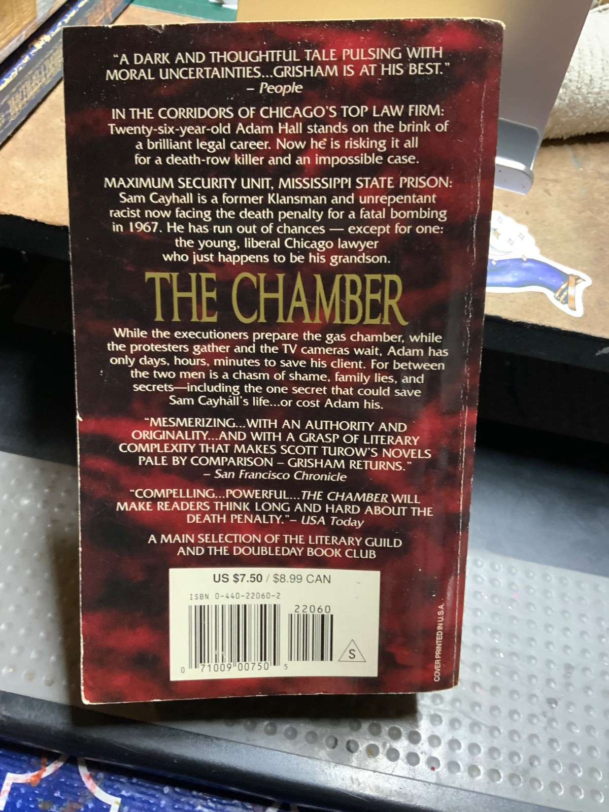 The Chamber. By John Grisham