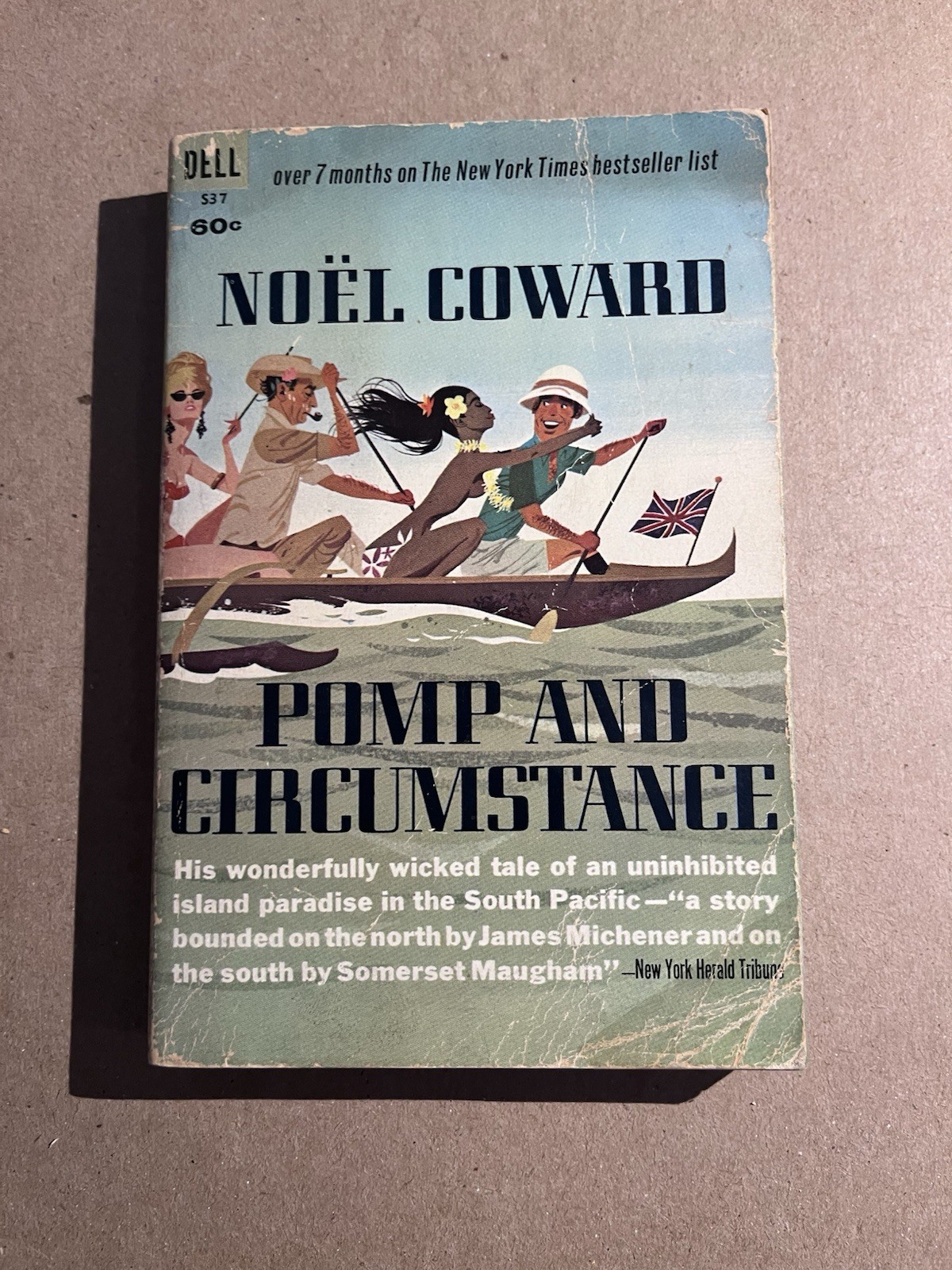 POMP AND CIRCUMSTANCE by Noel Coward vintage 1962 Dell FIRST PRINTING paperback
