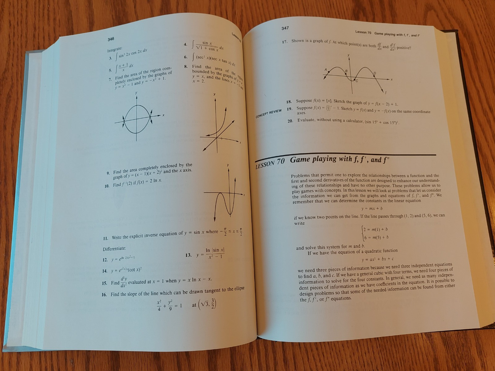 Saxon Calculus w. Trigonometry and Analytic Geom. by Frank Wang Saxon Publishers