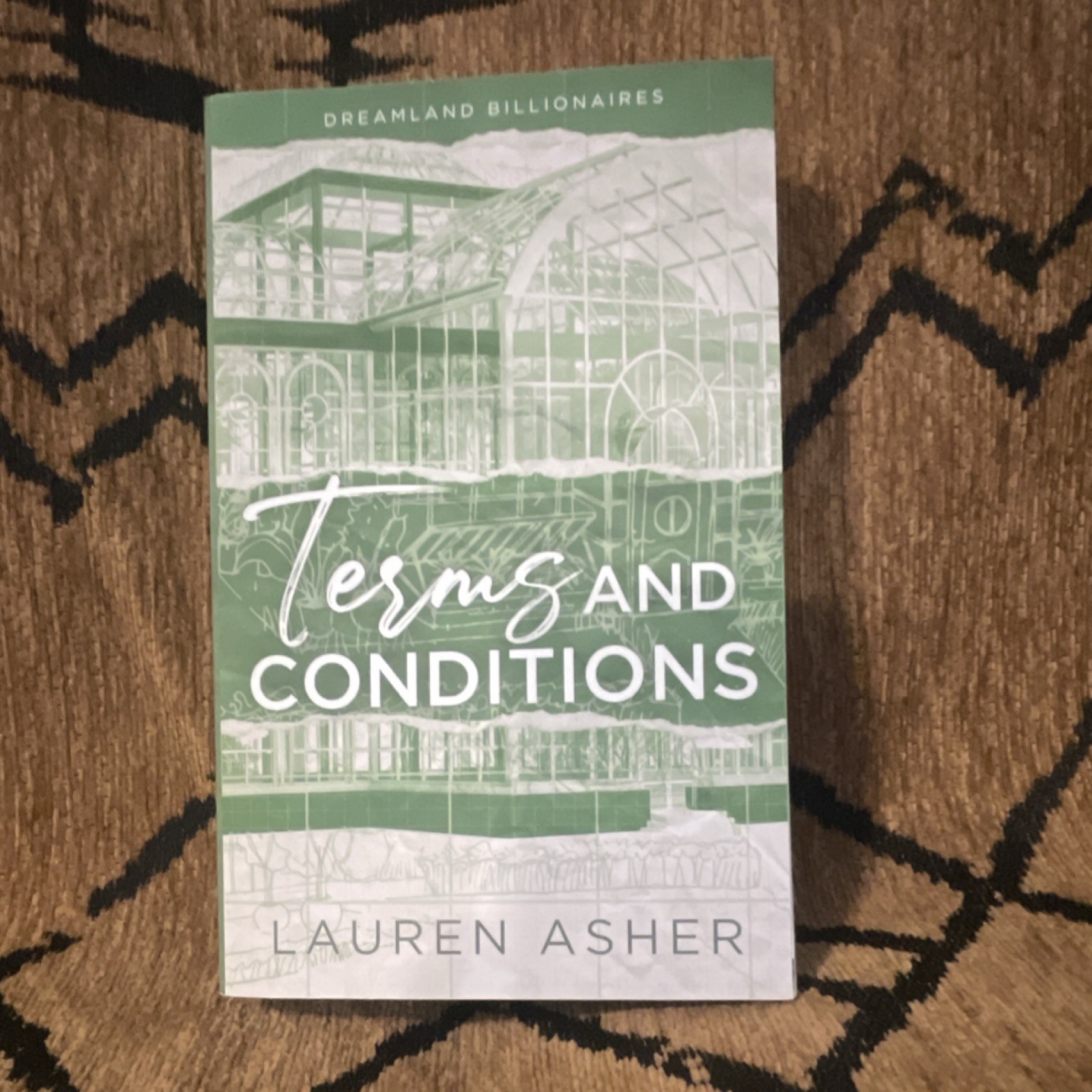Lauren Asher Terms and Conditions Paperback Bloom Books Romance Dreamland Billi…