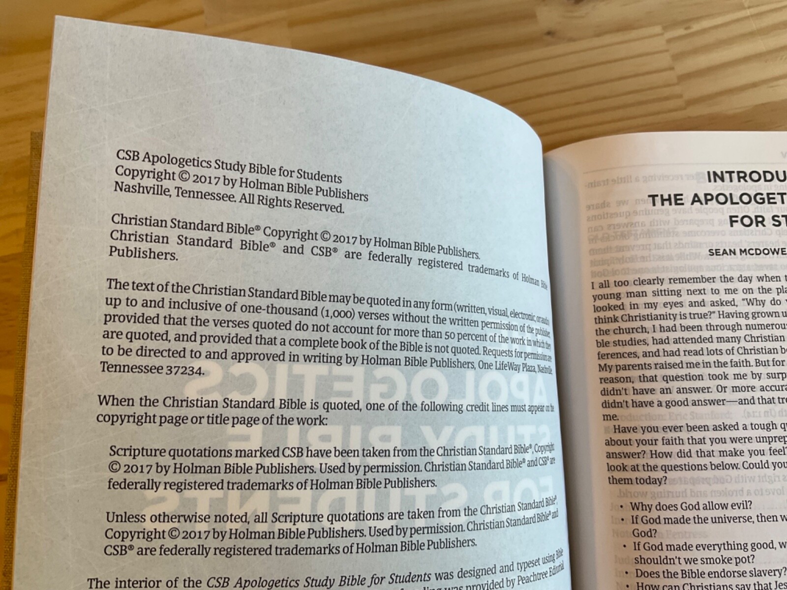 CSB Apologetics Study Bible 2018