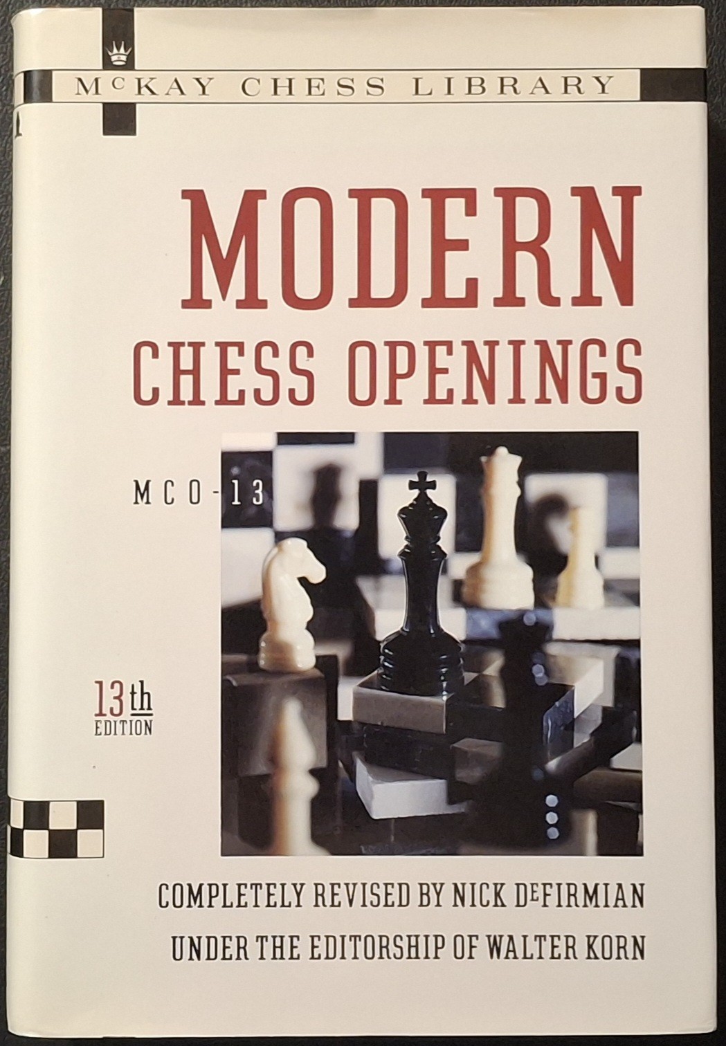 Modern Chess Openings by Walter Korn 13th Edition (1990, Hardcover)