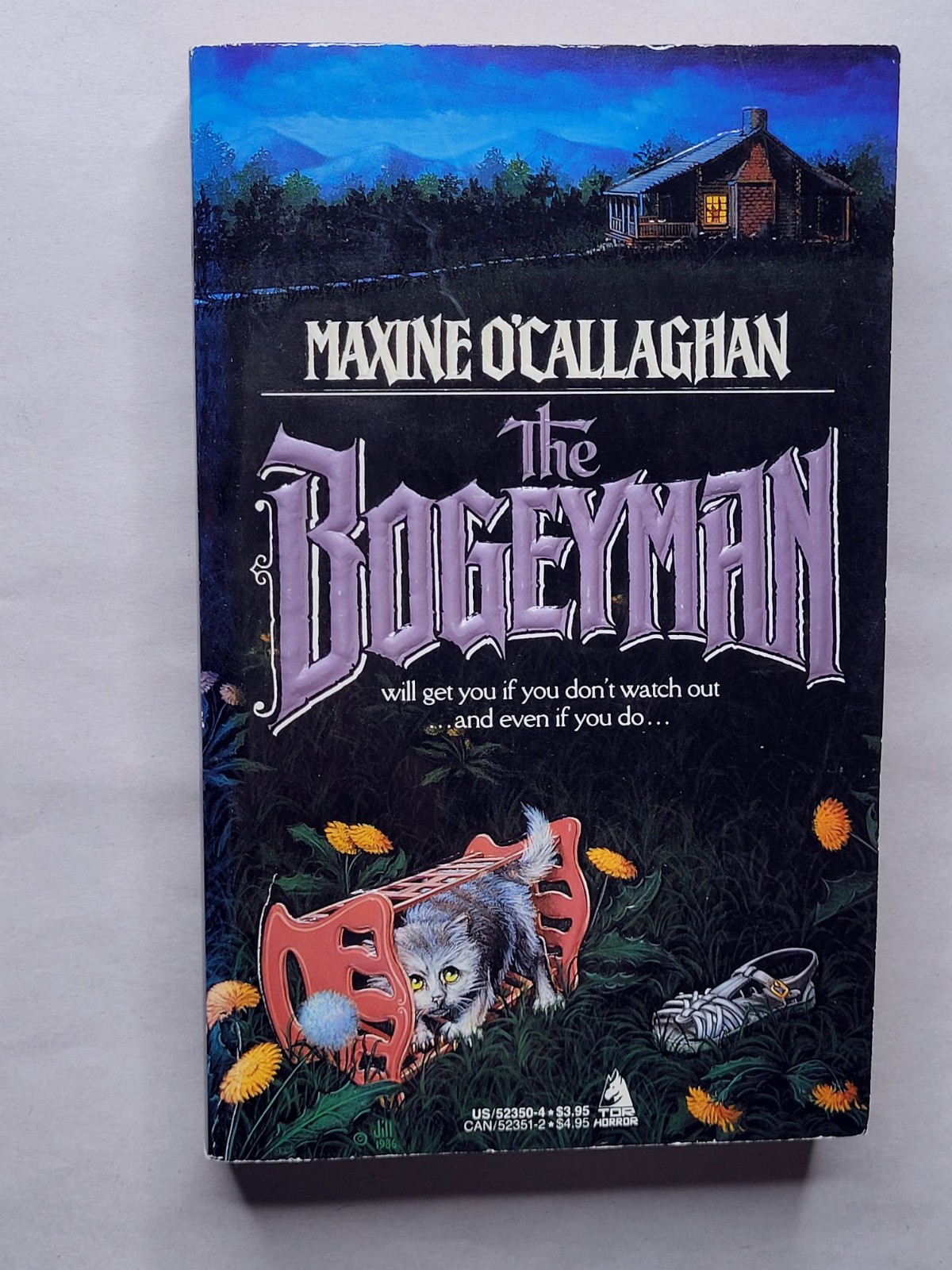 MAXINE O’CALLAGHAN 1ST EDITION – The Bogeyman 1986 (Paperbacks from Hell)