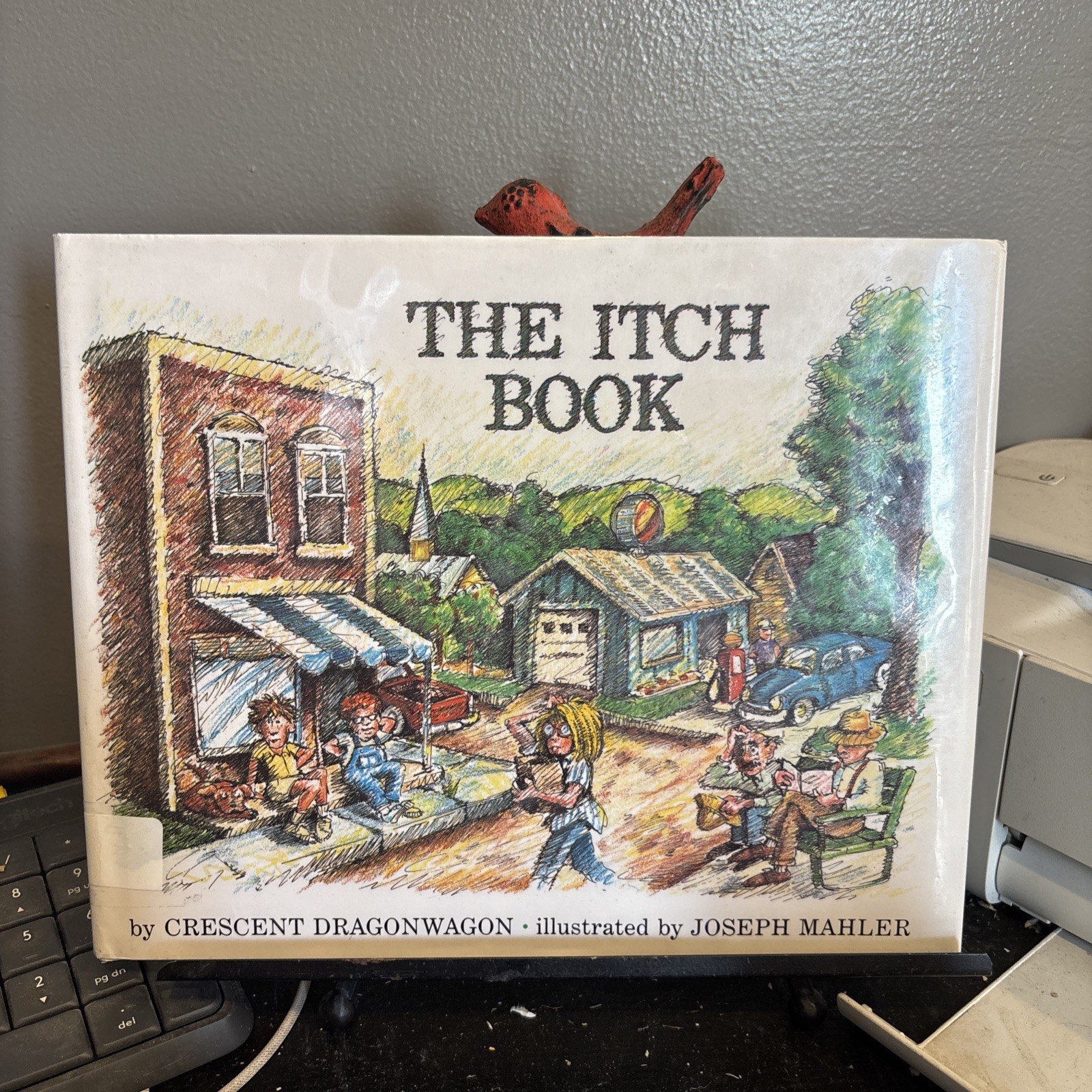 Vtg The Itch Book by Crescent Dragonwagon (1990, Hardcover) Ex Library DJ