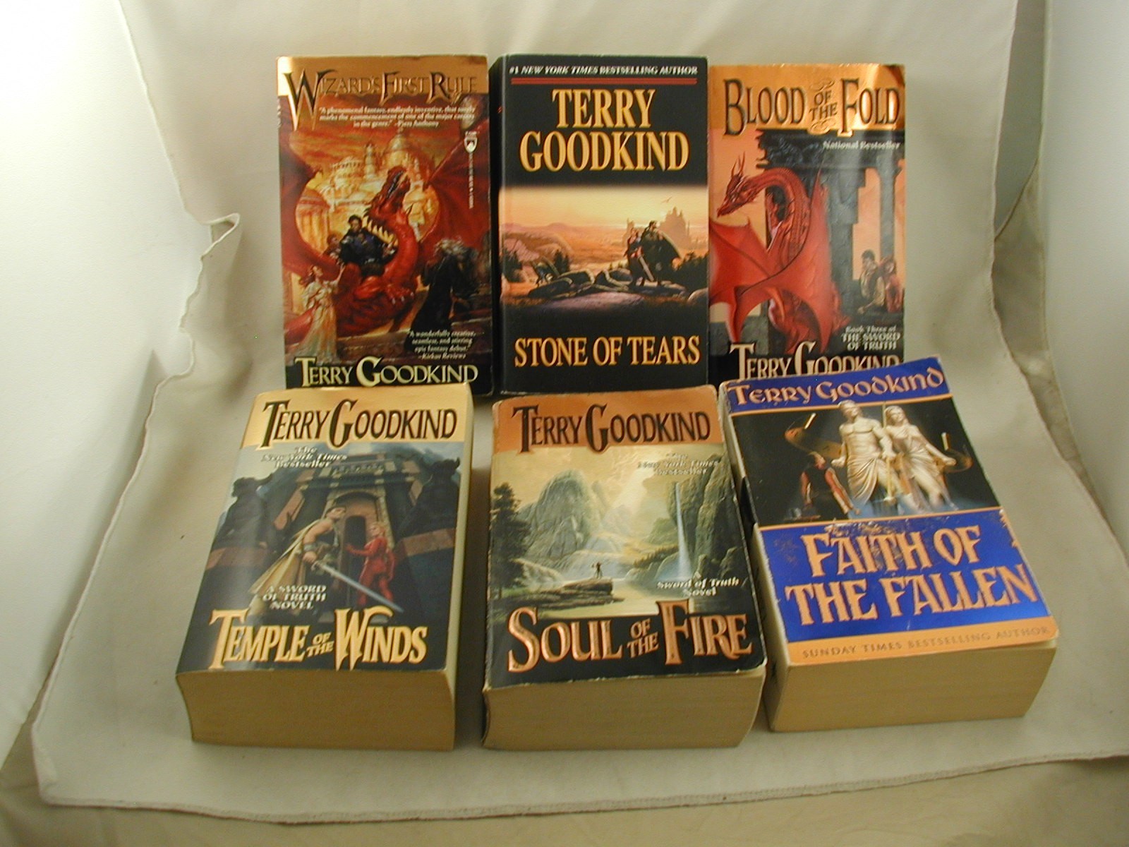 Terry Goodkind The Sword of Truth Books 1-6 Classic Epic Fantasy