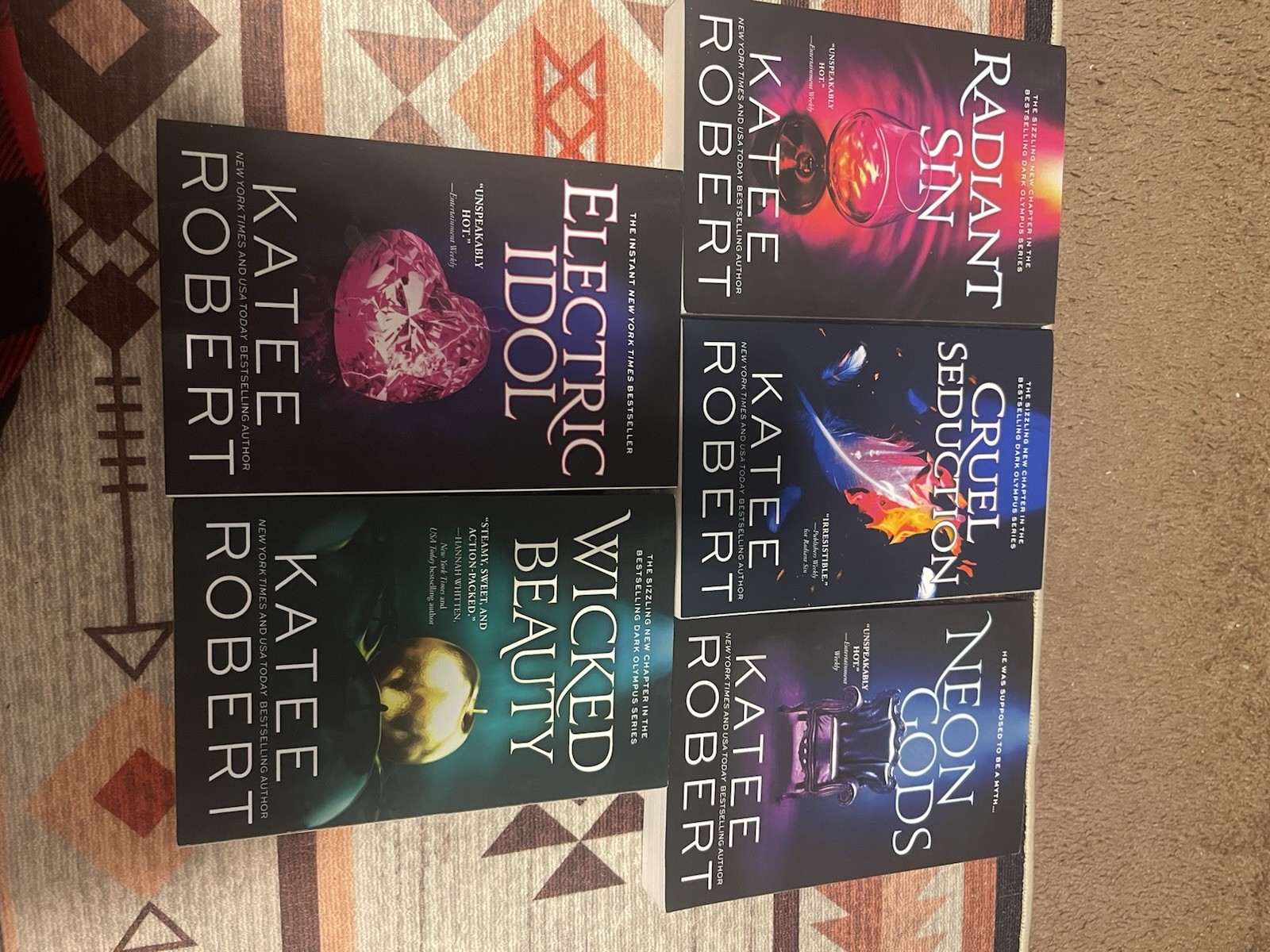 Katee Robert Dark Olympus Radiant Sin Neon Gods Paperback Sourcebooks Fantasy