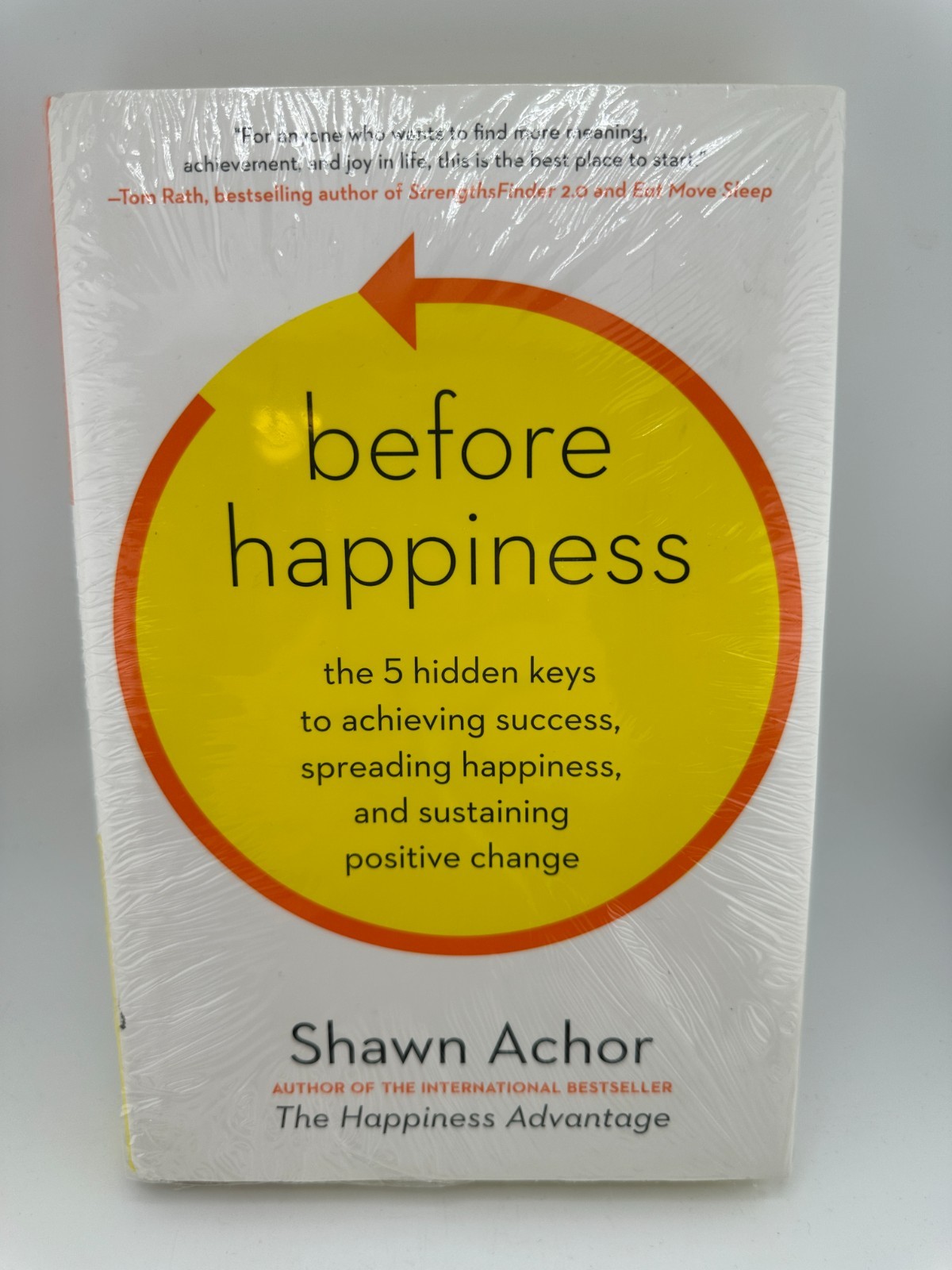 Before Happiness Shawn Achor Hardcover New Sealed Positive Psychology