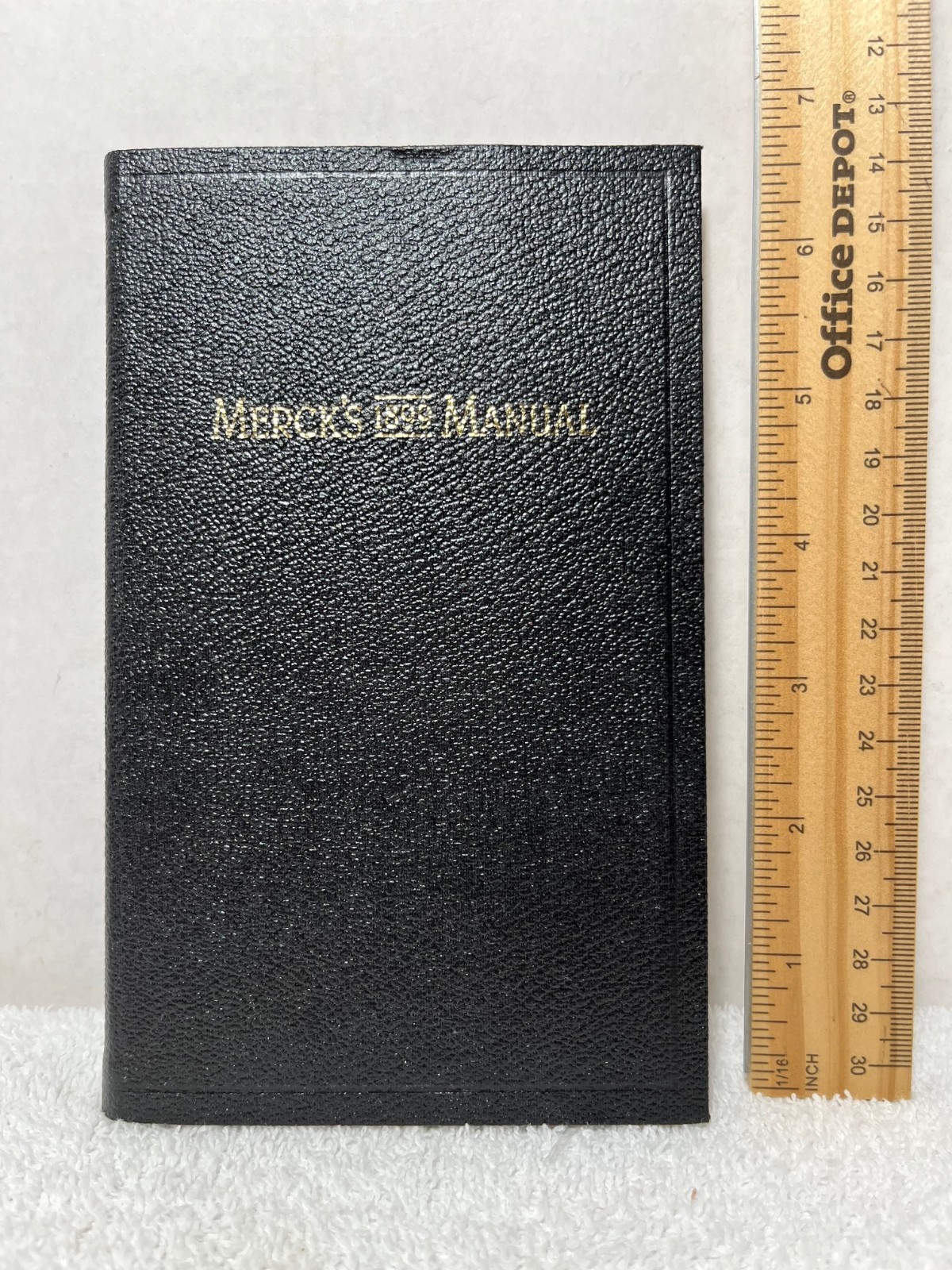 MERCKS 1899 MANUAL 1999 Facsimile Medical Drug Remedy Materia Medica Medicine