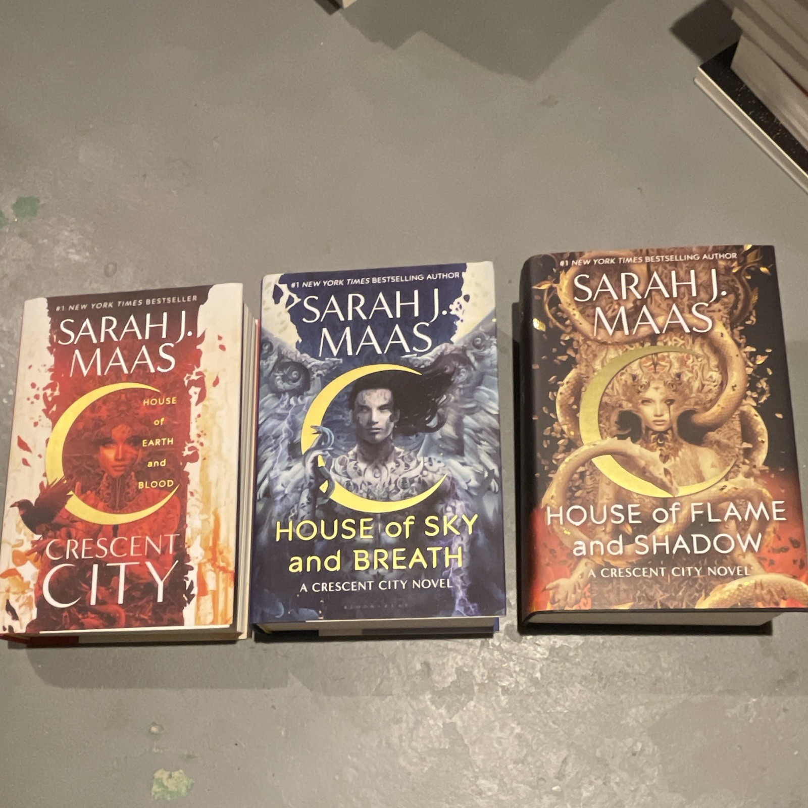 Sarah J. Maas Crescent City Series 1-3 Hardcover