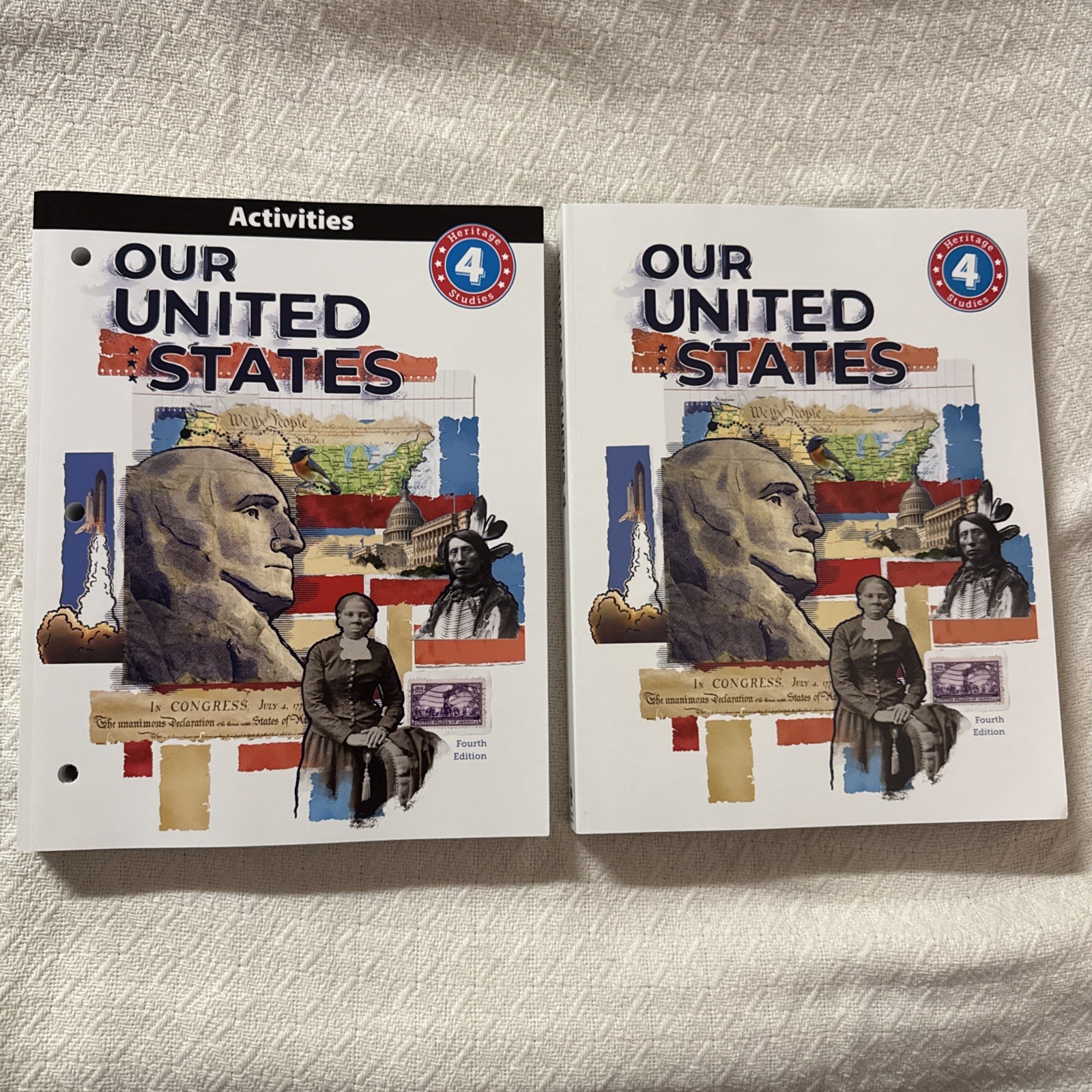 BJU Press 2024 Our United States Textbook + Activities Book | Heritage Studies