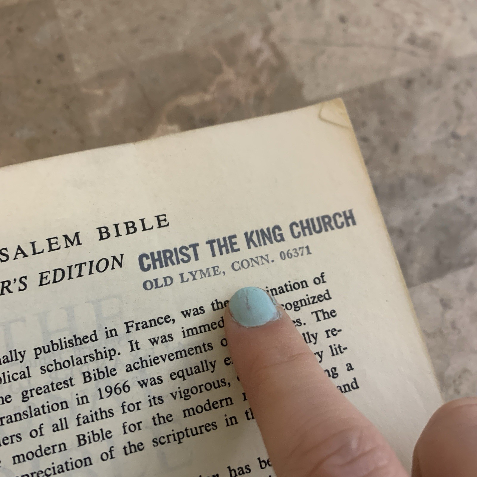 The Jerusalem Bible Reader’s Edition Paperback Book 1968 Doubleday 1960s Vintage
