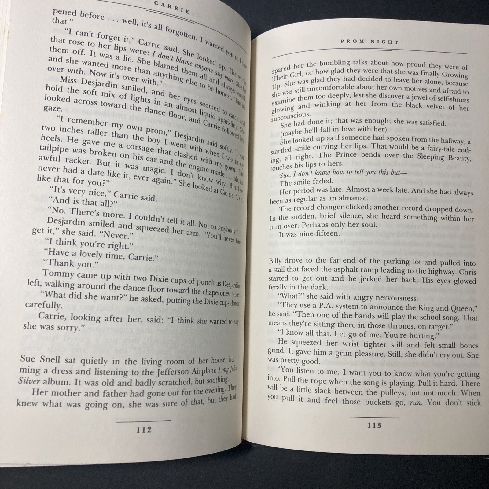 Carrie – Stephen King (Hardcover) Doubleday 1974 Holdorf Edition