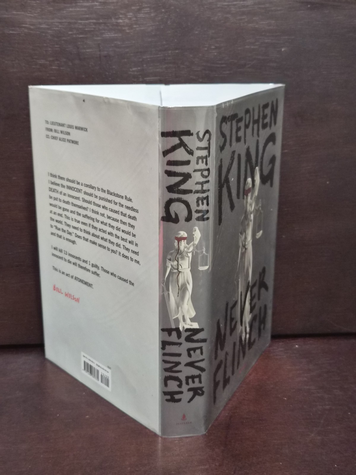 ​​​Stephen King Never Flinch Holly Series 2025 1st Ed 1st Print Scribner HCDJ LN